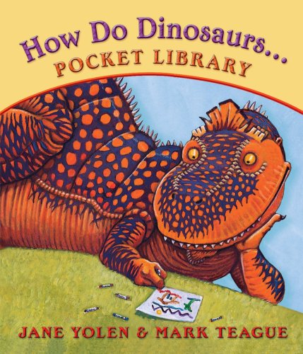 How do dinosaurs clean their rooms?