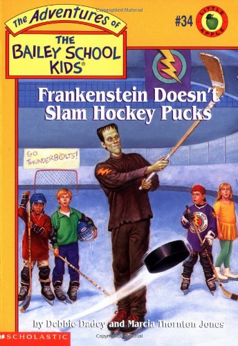 Frankenstein doesn't slam hockey pucks