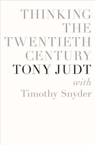 Thinking the twentieth century