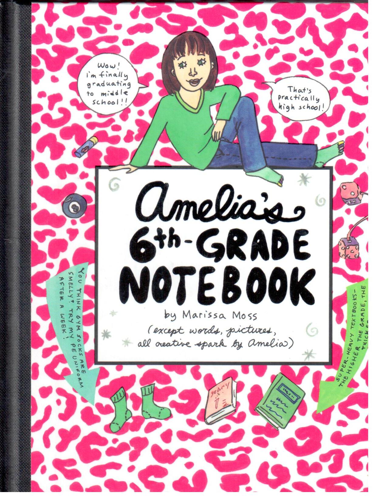 Amelia's 6th-grade notebook