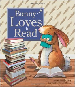 Bunny loves to read