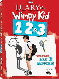 Diary of a wimpy kid 1, 2 & 3